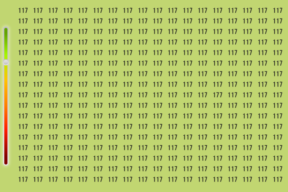 Challenge intellectuel : Identifiez l'élément inhabituel dans cette image remplie de chiffres 117 en moins de 20 secondes !